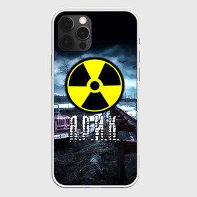 Чехол для iPhone 12 Pro с принтом S.T.A.L.K.E.R. - Я.Р.И.К. в Новосибирске, силикон | область печати: задняя сторона чехла, без боковых панелей | Тематика изображения на принте: stalker | буквы | волки | грузовик | знак | игра | имя | ммо | мрак | надпись | опасность | припять | птицы | радиация | рпг | слава | сталкер | чернобыль | шутер | яр | ярик | ярослав