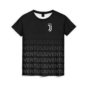 Женская футболка 3D с принтом Juventus 2018 Original в Новосибирске, 100% полиэфир ( синтетическое хлопкоподобное полотно) | прямой крой, круглый вырез горловины, длина до линии бедер | juventus | линии | спорт | футбол | футбольный клуб | ювентус