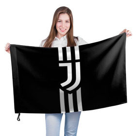 Флаг 3D с принтом Juventus 2018 Original в Новосибирске, 100% полиэстер | плотность ткани — 95 г/м2, размер — 67 х 109 см. Принт наносится с одной стороны | cr7 | fc juventus | football | juve | juventus | ronaldo | sport | роналдо | спорт | футбол | ювентус