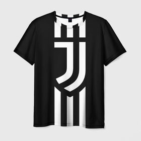 Мужская футболка 3D с принтом Juventus 2018 Original в Новосибирске, 100% полиэфир | прямой крой, круглый вырез горловины, длина до линии бедер | cr7 | fc juventus | football | juve | juventus | ronaldo | sport | роналдо | спорт | футбол | ювентус
