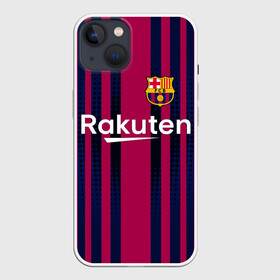Чехол для iPhone 13 с принтом Barcelona FC в Новосибирске,  |  | barcelona | club | football | soccer | sport | team | атрибутика | барса | барселона | клуб | спорт | футбол