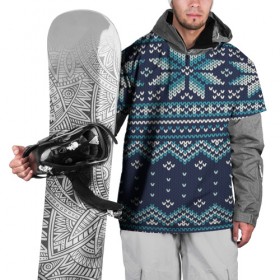 Накидка на куртку 3D с принтом Вязаный орнамент в Новосибирске, 100% полиэстер |  | Тематика изображения на принте: christmas | new year | pattern | арт | вязание | вязаный | зима | новый год | праздник | рождество | свитер | текстура | узор