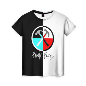 Женская футболка 3D с принтом Pink Floyd в Новосибирске, 100% полиэфир ( синтетическое хлопкоподобное полотно) | прямой крой, круглый вырез горловины, длина до линии бедер | pink floyd | pinkfloyd | арт | артрок | группа | дэвид гилмор | пинк флойд | пинкфлойд | прогрессивный | психоделический | рок | сид барретт | симфонический | спэйс | эйсид | экспериментальный