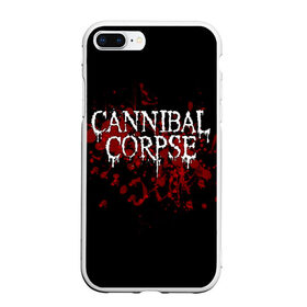 Чехол для iPhone 7Plus/8 Plus матовый с принтом Cannibal Corpse в Новосибирске, Силикон | Область печати: задняя сторона чехла, без боковых панелей | cannibal corpse | logo | metal | music | rock | лого | логотип | метал | музыка | рок