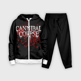 Детский костюм 3D с принтом Cannibal Corpse в Новосибирске,  |  | cannibal corpse | logo | metal | music | rock | лого | логотип | метал | музыка | рок