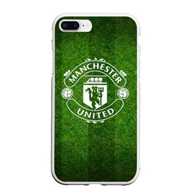 Чехол для iPhone 7Plus/8 Plus матовый с принтом Manchester United в Новосибирске, Силикон | Область печати: задняя сторона чехла, без боковых панелей | club | football | manchester united | soccer | sport | team | атрибутика | клуб | манчестер юнайтед | спорт | футбол