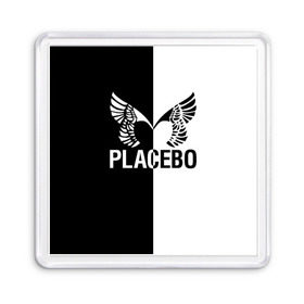 Магнит 55*55 с принтом Placebo в Новосибирске, Пластик | Размер: 65*65 мм; Размер печати: 55*55 мм | placebo | альтернативный | инди | индирок | плацебо | рок