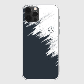Чехол для iPhone 12 Pro с принтом Mercedes в Новосибирске, силикон | область печати: задняя сторона чехла, без боковых панелей | Тематика изображения на принте: amg | car | mercedes | race | авто | гонки | краска | марка | машина | мерс | мерседес