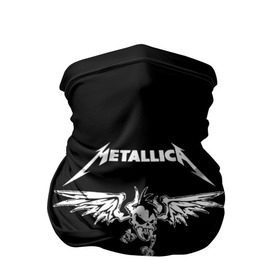 Бандана-труба 3D с принтом Metallica в Новосибирске, 100% полиэстер, ткань с особыми свойствами — Activecool | плотность 150‒180 г/м2; хорошо тянется, но сохраняет форму | Тематика изображения на принте: metallica | группа | джеймс хэтфилд | кирк хэмметт | ларс ульрих | метал | металика | металлика | миталика | музыка | роберт трухильо | рок | трэш | трэшметал | хард | хардрок | хеви | хевиметал