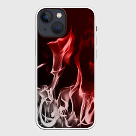 Чехол для iPhone 13 mini с принтом Огонь и дым в Новосибирске,  |  | fire | flame | in fire | smoke | в огне | дым | огненный | огонь | текстуры