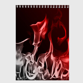 Скетчбук с принтом Огонь и дым в Новосибирске, 100% бумага
 | 48 листов, плотность листов — 100 г/м2, плотность картонной обложки — 250 г/м2. Листы скреплены сверху удобной пружинной спиралью | fire | flame | in fire | smoke | в огне | дым | огненный | огонь | текстуры
