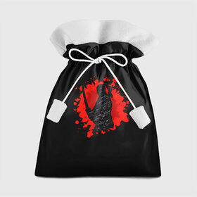 Подарочный 3D мешок с принтом Японский самурай в Новосибирске, 100% полиэстер | Размер: 29*39 см | Тематика изображения на принте: samurai | soldier | warrior | битва | воин | восток | закат | клинок | меч | япония