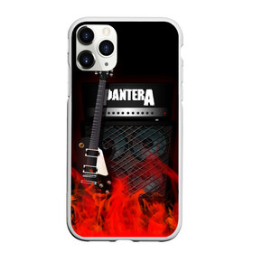 Чехол для iPhone 11 Pro матовый с принтом Pantera в Новосибирске, Силикон |  | logo | metal | music | pantera | rock | лого | логотип | метал | музыка | рок