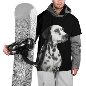 Накидка на куртку 3D с принтом Далматинец арт в Новосибирске, 100% полиэстер |  | далматин | далматинец | домашние животные | пес | песик | собака | собачка | терьер | шпиц