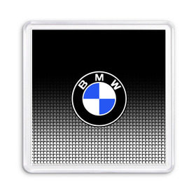 Магнит 55*55 с принтом BMW 2018 Black and White IV в Новосибирске, Пластик | Размер: 65*65 мм; Размер печати: 55*55 мм | bmw | автомобильные | бмв | машины