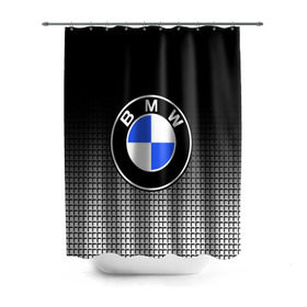 Штора 3D для ванной с принтом BMW 2018 Black and White IV в Новосибирске, 100% полиэстер | плотность материала — 100 г/м2. Стандартный размер — 146 см х 180 см. По верхнему краю — пластиковые люверсы для креплений. В комплекте 10 пластиковых колец | bmw | автомобильные | бмв | машины