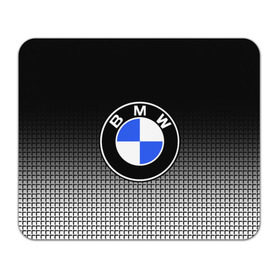 Коврик прямоугольный с принтом BMW 2018 Black and White IV в Новосибирске, натуральный каучук | размер 230 х 185 мм; запечатка лицевой стороны | bmw | автомобильные | бмв | машины
