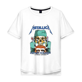 Мужская футболка хлопок Oversize с принтом Metallica, crash course в Новосибирске, 100% хлопок | свободный крой, круглый ворот, “спинка” длиннее передней части | metallica | группа | джеймс хэтфилд | кирк хэмметт | ларс ульрих | метал | металика | металлика | миталика | музыка | роберт трухильо | рок | трэш | трэшметал | хард | хардрок | хеви | хевиметал