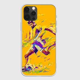 Чехол для iPhone 12 Pro Max с принтом Футболист в Новосибирске, Силикон |  | Тематика изображения на принте: pop art | поп арт | цвета | яркие
