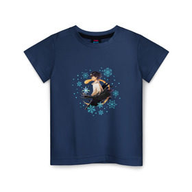 Детская футболка хлопок с принтом Howl в Новосибирске, 100% хлопок | круглый вырез горловины, полуприлегающий силуэт, длина до линии бедер | howl | howls moving castle | хаул | ходячий замок | ходячий замок хаула