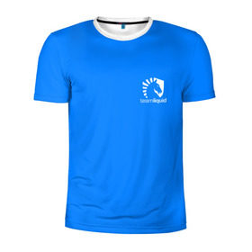 Мужская футболка 3D спортивная с принтом Team Liquid Uniform в Новосибирске, 100% полиэстер с улучшенными характеристиками | приталенный силуэт, круглая горловина, широкие плечи, сужается к линии бедра | dota | dota 2 | rpg | support | team | team liquid | дизайн | дота | игры | известные | киберспорт | логотип | спорт | униформа | эмблема