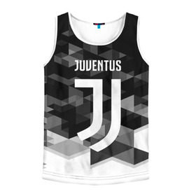 Мужская майка 3D с принтом Juventus 2018 Geometry Sport в Новосибирске, 100% полиэстер | круглая горловина, приталенный силуэт, длина до линии бедра. Пройма и горловина окантованы тонкой бейкой | Тематика изображения на принте: juventus | спорт | спортивные | футбол | футбольный клуб | ювентус