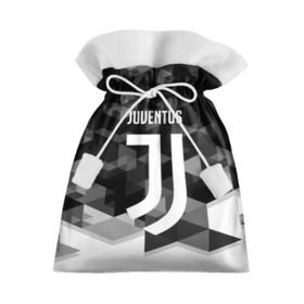 Подарочный 3D мешок с принтом Juventus 2018 Geometry Sport в Новосибирске, 100% полиэстер | Размер: 29*39 см | Тематика изображения на принте: juventus | спорт | спортивные | футбол | футбольный клуб | ювентус