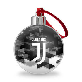 Ёлочный шар с принтом Juventus 2018 Geometry Sport в Новосибирске, Пластик | Диаметр: 77 мм | Тематика изображения на принте: juventus | спорт | спортивные | футбол | футбольный клуб | ювентус