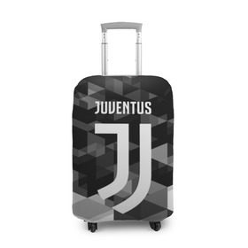 Чехол для чемодана 3D с принтом Juventus 2018 Geometry Sport в Новосибирске, 86% полиэфир, 14% спандекс | двустороннее нанесение принта, прорези для ручек и колес | juventus | спорт | спортивные | футбол | футбольный клуб | ювентус