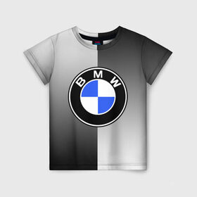 Детская футболка 3D с принтом BMW 2018 Reverse в Новосибирске, 100% гипоаллергенный полиэфир | прямой крой, круглый вырез горловины, длина до линии бедер, чуть спущенное плечо, ткань немного тянется | Тематика изображения на принте: bmw | автомобиль | автомобильные | бмв | машины