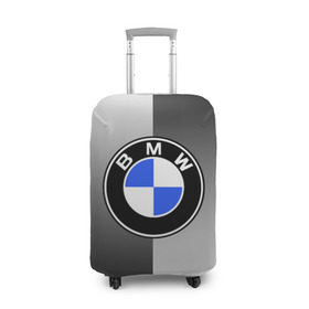 Чехол для чемодана 3D с принтом BMW 2018 Reverse в Новосибирске, 86% полиэфир, 14% спандекс | двустороннее нанесение принта, прорези для ручек и колес | bmw | автомобиль | автомобильные | бмв | машины