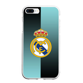 Чехол для iPhone 7Plus/8 Plus матовый с принтом Real Madrid 2018 Reverse в Новосибирске, Силикон | Область печати: задняя сторона чехла, без боковых панелей | emirates | fc | real madrid | реал мадрид | футбольный клуб | эмблема