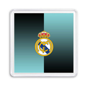 Магнит 55*55 с принтом Real Madrid 2018 Reverse в Новосибирске, Пластик | Размер: 65*65 мм; Размер печати: 55*55 мм | emirates | fc | real madrid | реал мадрид | футбольный клуб | эмблема
