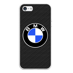 Чехол для iPhone 5/5S матовый с принтом BMW CARBON в Новосибирске, Силикон | Область печати: задняя сторона чехла, без боковых панелей | bmw | bmw motorsport | bmw performance | carbon | m | motorsport | performance | sport | бмв | карбон | моторспорт | спорт