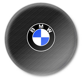 Значок с принтом BMW CARBON в Новосибирске,  металл | круглая форма, металлическая застежка в виде булавки | Тематика изображения на принте: bmw | bmw motorsport | bmw performance | carbon | m | motorsport | performance | sport | бмв | карбон | моторспорт | спорт
