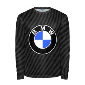 Мужской лонгслив 3D с принтом BMW CARBON в Новосибирске, 100% полиэстер | длинные рукава, круглый вырез горловины, полуприлегающий силуэт | bmw | bmw motorsport | bmw performance | carbon | m | motorsport | performance | sport | бмв | карбон | моторспорт | спорт