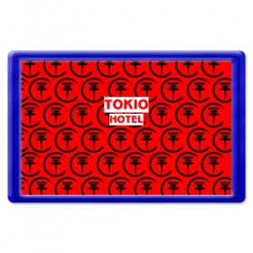 Магнит 45*70 с принтом Tokio Hotel band logo 2018 в Новосибирске, Пластик | Размер: 78*52 мм; Размер печати: 70*45 | Тематика изображения на принте: logo | music | pop | rock | tokio hotel | альтернатива | германия | металл | музыка | музыкальный | поп | рок