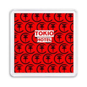 Магнит 55*55 с принтом Tokio Hotel band logo 2018 в Новосибирске, Пластик | Размер: 65*65 мм; Размер печати: 55*55 мм | Тематика изображения на принте: logo | music | pop | rock | tokio hotel | альтернатива | германия | металл | музыка | музыкальный | поп | рок