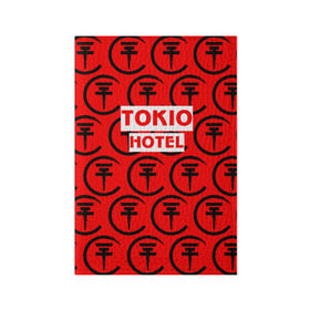 Обложка для паспорта матовая кожа с принтом Tokio Hotel band logo 2018 в Новосибирске, натуральная матовая кожа | размер 19,3 х 13,7 см; прозрачные пластиковые крепления | logo | music | pop | rock | tokio hotel | альтернатива | германия | металл | музыка | музыкальный | поп | рок