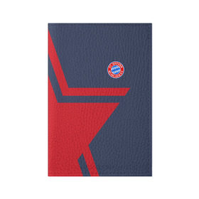 Обложка для паспорта матовая кожа с принтом FC Bayern 2018 STAR в Новосибирске, натуральная матовая кожа | размер 19,3 х 13,7 см; прозрачные пластиковые крепления | Тематика изображения на принте: bayern | fc | бавария | спорт | спортивные | фк | футбол | футбольный клуб