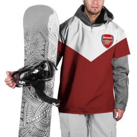 Накидка на куртку 3D с принтом Арсенал в Новосибирске, 100% полиэстер |  | arsenal | england | football | logo | sport | англия | арсенал | арт | лига | лого | спорт | текстура | фк | футбол | футбольный клуб | эмблема