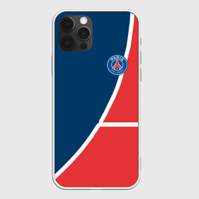 Чехол для iPhone 12 Pro с принтом PSG LOGO в Новосибирске, силикон | область печати: задняя сторона чехла, без боковых панелей | Тематика изображения на принте: fc | fly emirates | paris | psg | лого | париж | псж | спорт | спортивные | фк | футбольный клуб