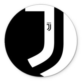 Коврик круглый с принтом Juventus 2018 Original в Новосибирске, резина и полиэстер | круглая форма, изображение наносится на всю лицевую часть | fc | fly emirates | лого | париж | спорт | спортивные | фк | футбольный клуб