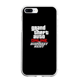 Чехол для iPhone 7Plus/8 Plus матовый с принтом GTA Online The Doomsday Heist в Новосибирске, Силикон | Область печати: задняя сторона чехла, без боковых панелей | auto | dead | grand | gta | gta5 | rdr | red | redemption | rockstar | theft | гта | день | судный