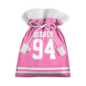 Подарочный 3D мешок с принтом Bieber Team Pink в Новосибирске, 100% полиэстер | Размер: 29*39 см | Тематика изображения на принте: bieber | justin bieber | бибер | джастин бибер