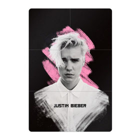 Магнитный плакат 2Х3 с принтом Justin Bieber / Pink splash в Новосибирске, Полимерный материал с магнитным слоем | 6 деталей размером 9*9 см | Тематика изображения на принте: bieber | justin bieber | бибер | джастин бибер