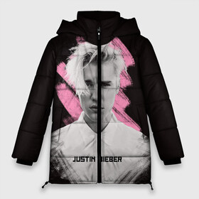 Женская зимняя куртка 3D с принтом Justin Bieber Pink splash в Новосибирске, верх — 100% полиэстер; подкладка — 100% полиэстер; утеплитель — 100% полиэстер | длина ниже бедра, силуэт Оверсайз. Есть воротник-стойка, отстегивающийся капюшон и ветрозащитная планка. 

Боковые карманы с листочкой на кнопках и внутренний карман на молнии | bieber | justin bieber | бибер | джастин бибер