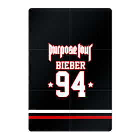 Магнитный плакат 2Х3 с принтом Bieber Team Black в Новосибирске, Полимерный материал с магнитным слоем | 6 деталей размером 9*9 см | bieber | justin bieber | бибер | джастин бибер