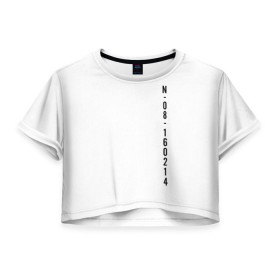 Женская футболка 3D укороченная с принтом BTS SAVE ME JUNGKOOK _white в Новосибирске, 100% полиэстер | круглая горловина, длина футболки до линии талии, рукава с отворотами | bangtan boys | bts | бантаны бтс