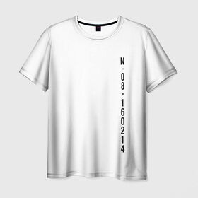 Мужская футболка 3D с принтом BTS SAVE ME JUNGKOOK _white в Новосибирске, 100% полиэфир | прямой крой, круглый вырез горловины, длина до линии бедер | bangtan boys | bts | бантаны бтс
